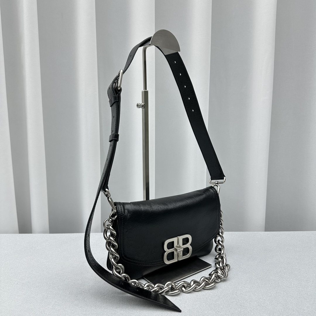 Ba*len*cia*ga  bb soft bag 24*3*14cm 2023091901