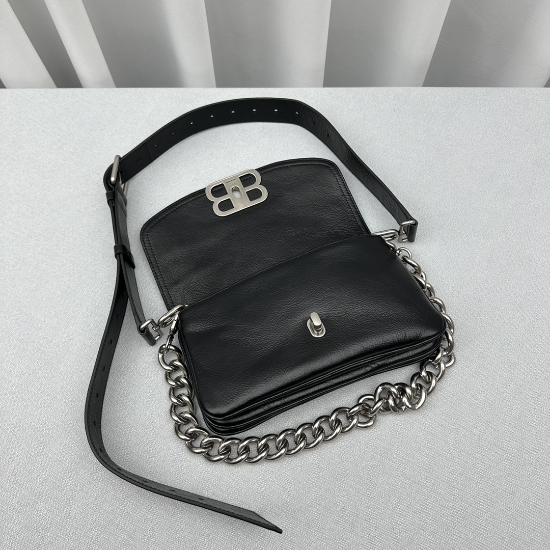 Ba*len*cia*ga  bb soft bag 24*3*14cm 2023091901