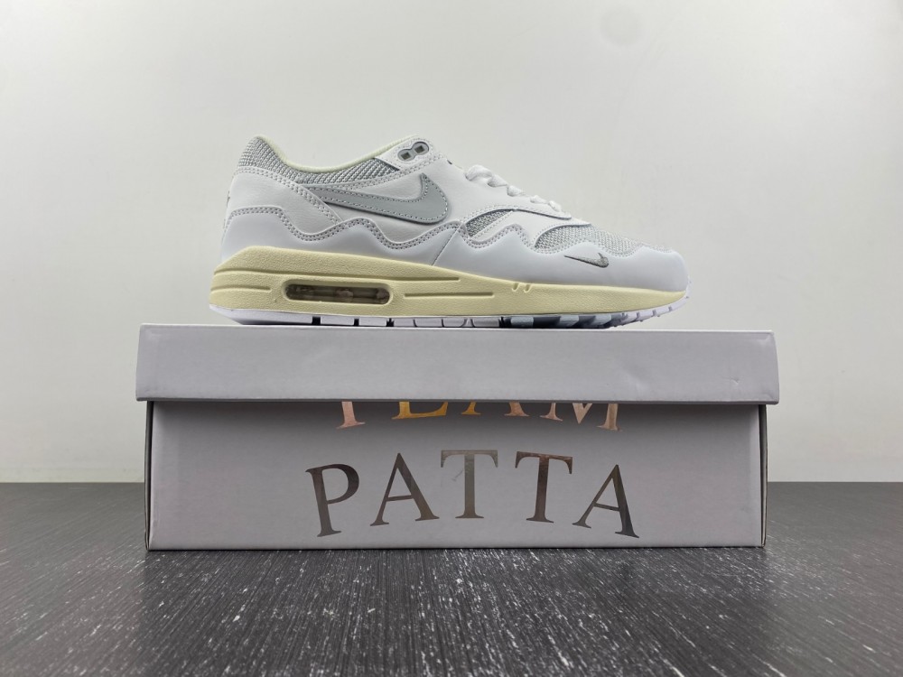 Patta x Air Max 1 White DQ0299-100