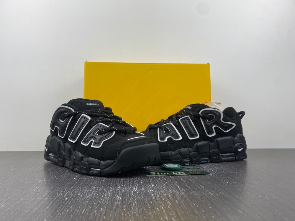AMBUSH x Nike Air More Uptempo Low Black FB1299-001