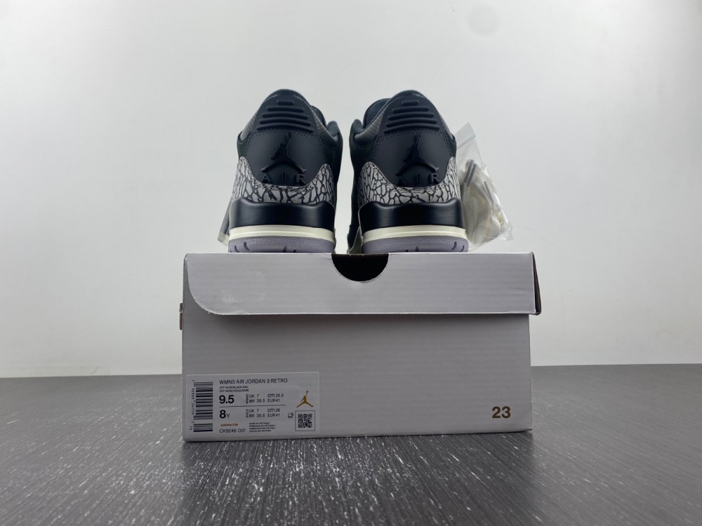 Wmns Air Jordan 3 Retro  Off Noir CK9246-001