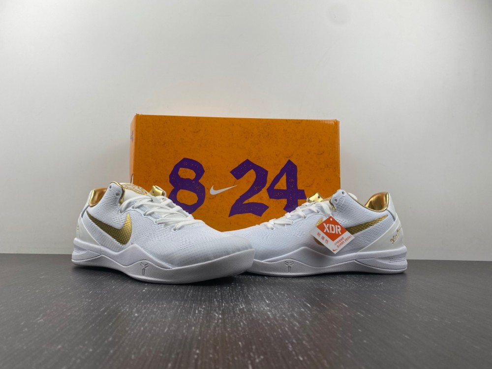 Kobe 8 Protro White Metallic Gold FV6325-100
