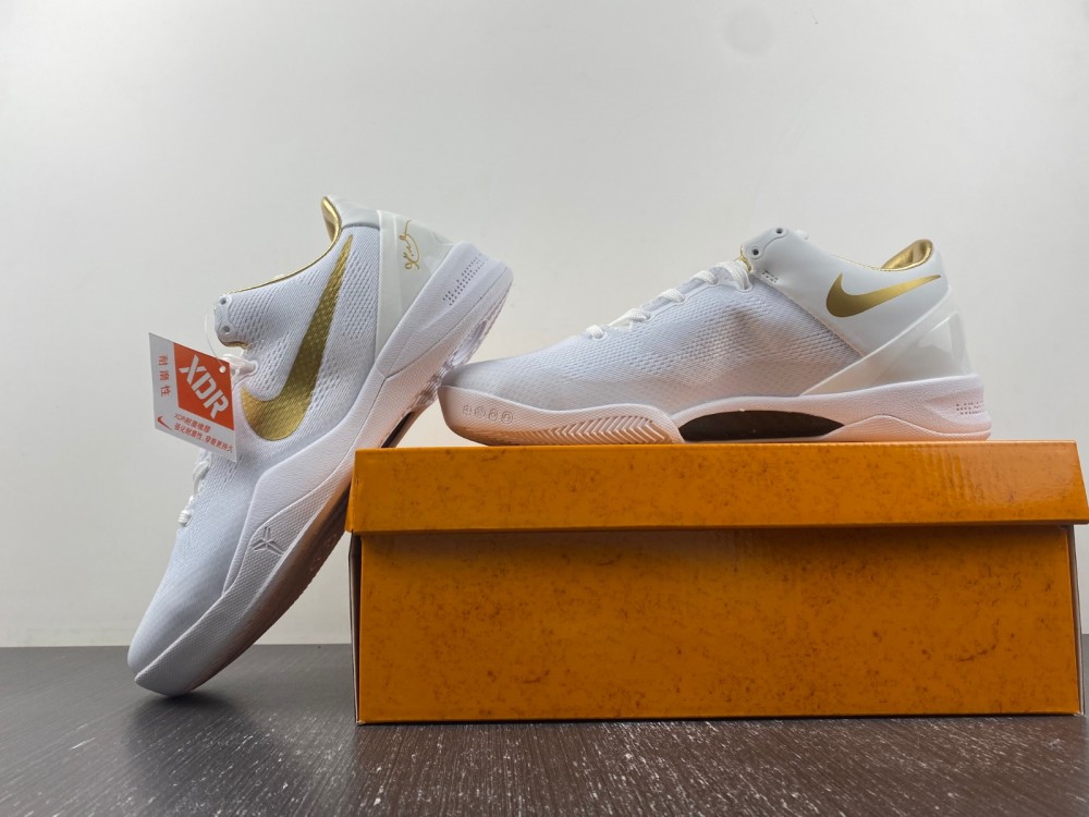 Kobe 8 Protro White Metallic Gold FV6325-100
