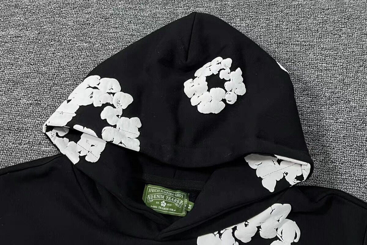 Denim Tears The Cotton Wreath Sweatshirt Black