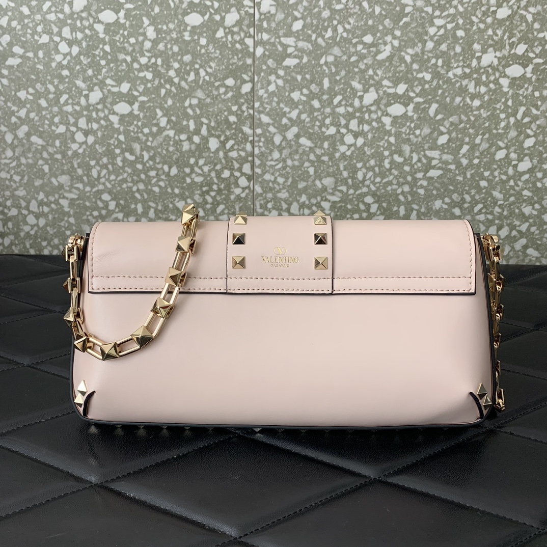 Valentino rockstud bag 26*13*7CM pink 2023111702