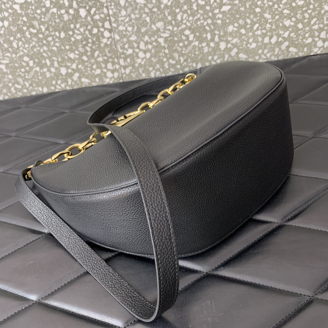 Valentino vlogo moon bag 29*23*11CM black 2023111704