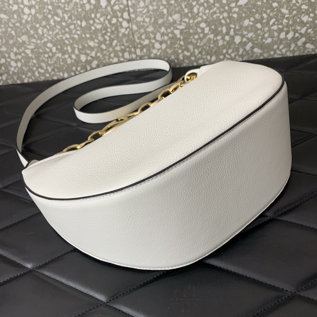 Valentino vlogo moon bag 29*23*11CM white 2023111705