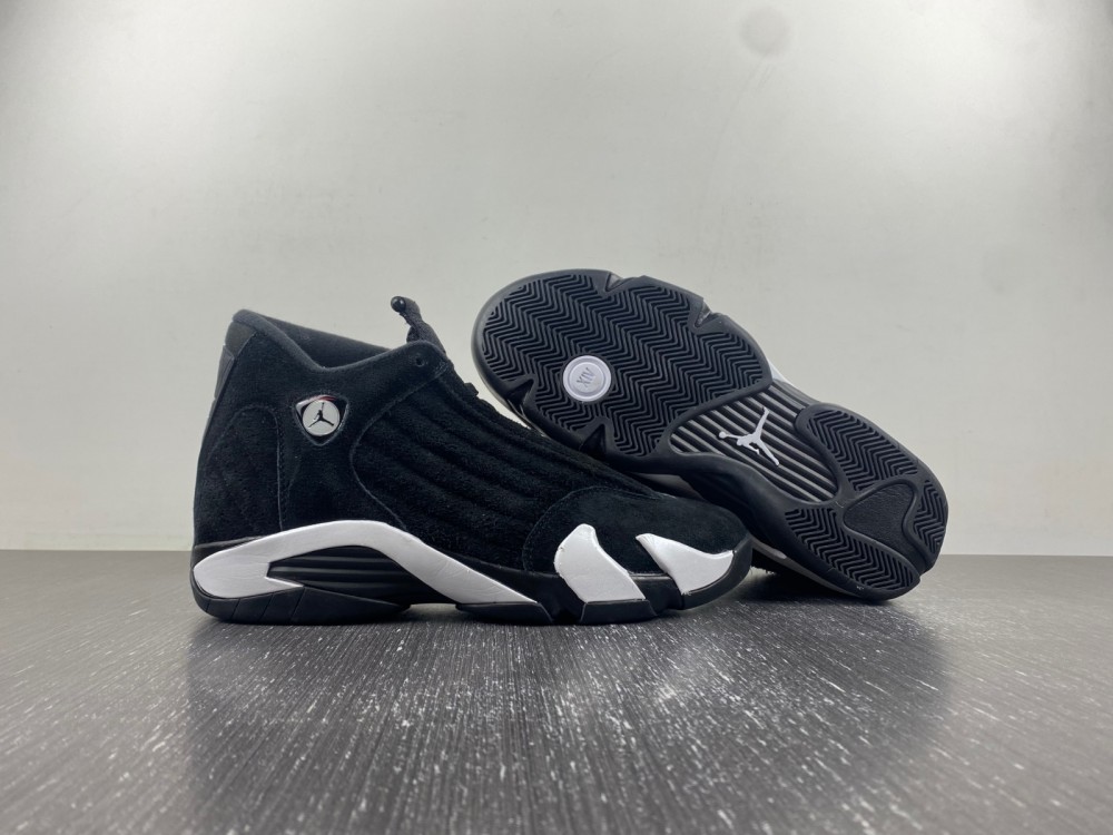 Air Jordan 14 Retro Black White  487471-016