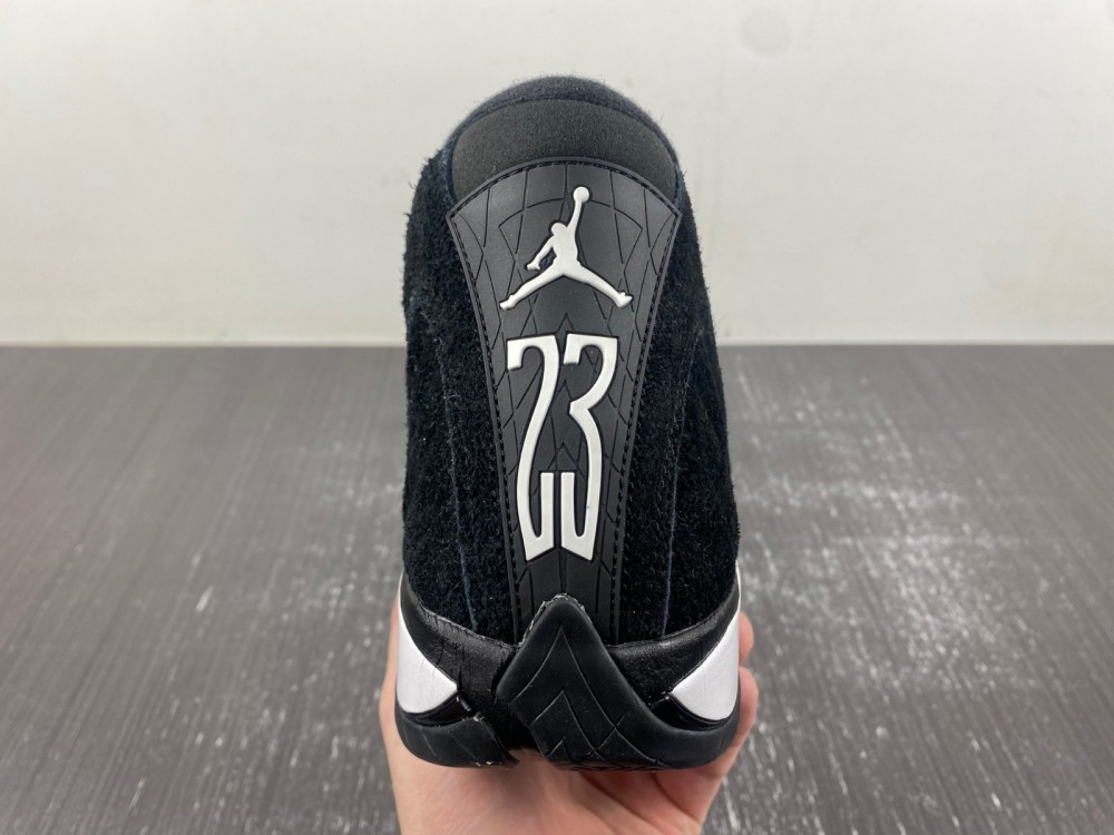 Air Jordan 14 Retro Black White  487471-016