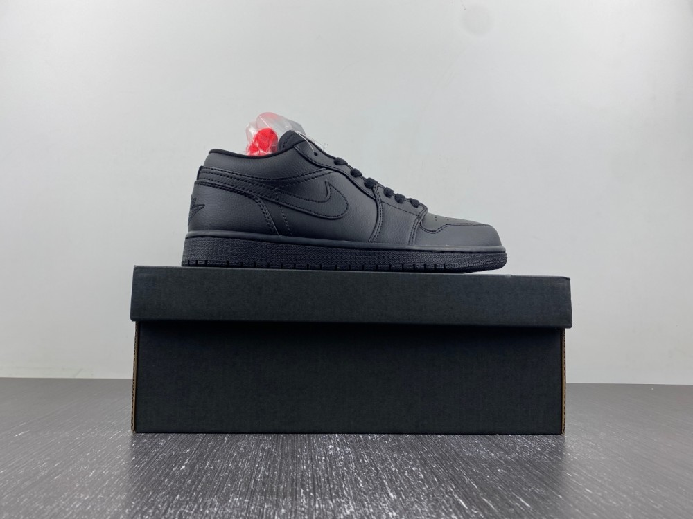 Air Jordan 1 Low Triple Black  553558-091