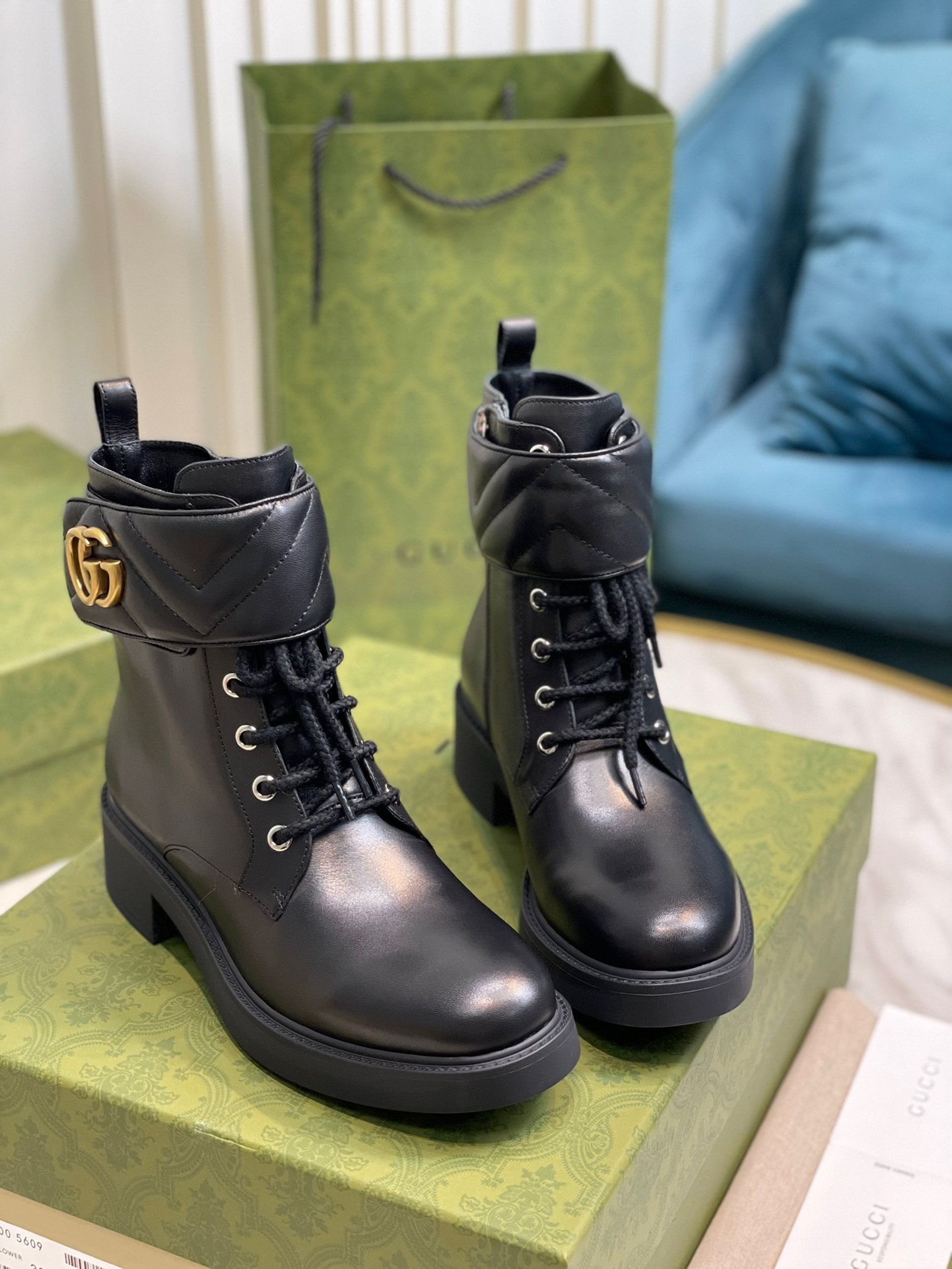 G*u*i women''s ankle boots with double g