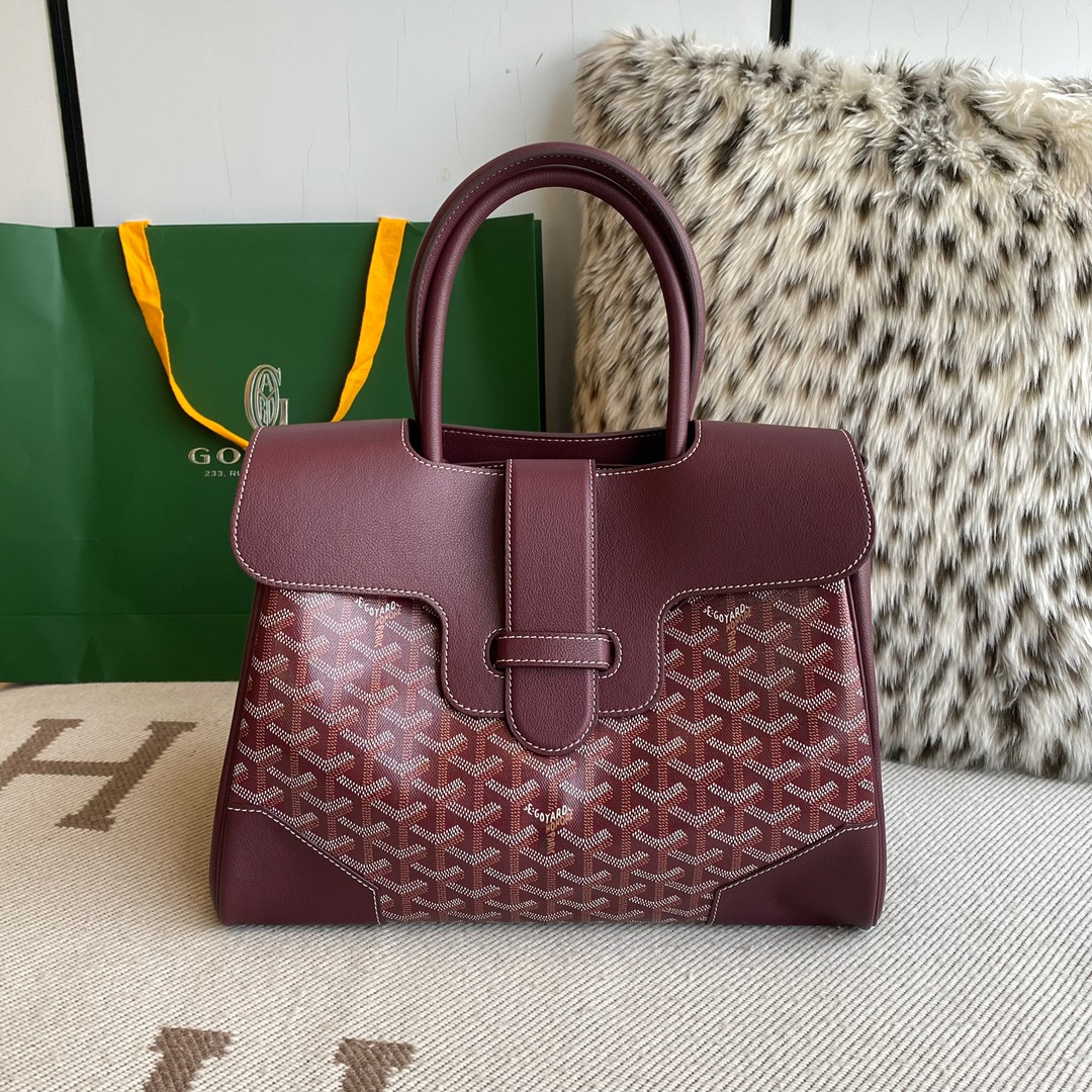 Go*ard tote bag 34*25*16cm red 2023120606