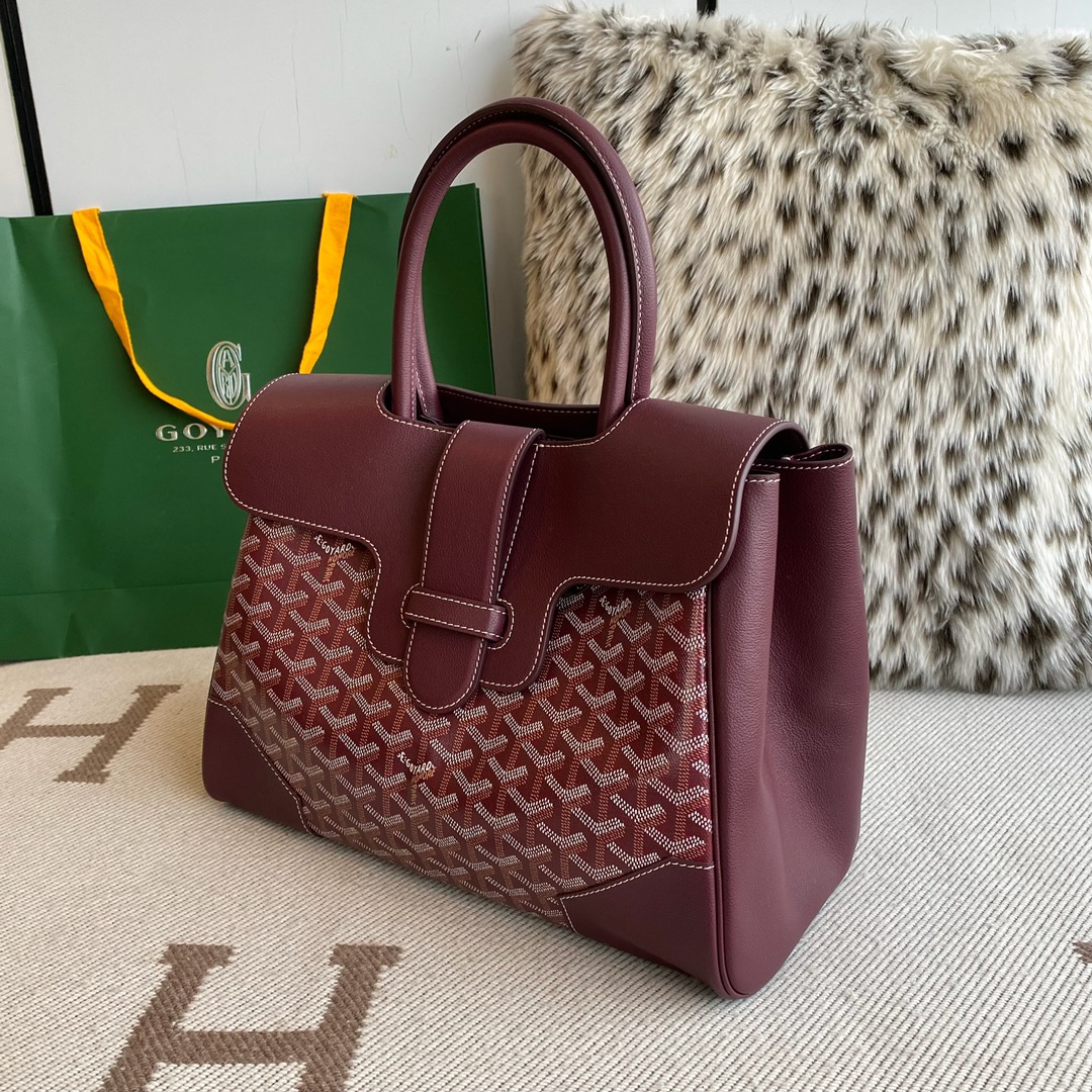 Go*ard tote bag 34*25*16cm red 2023120606