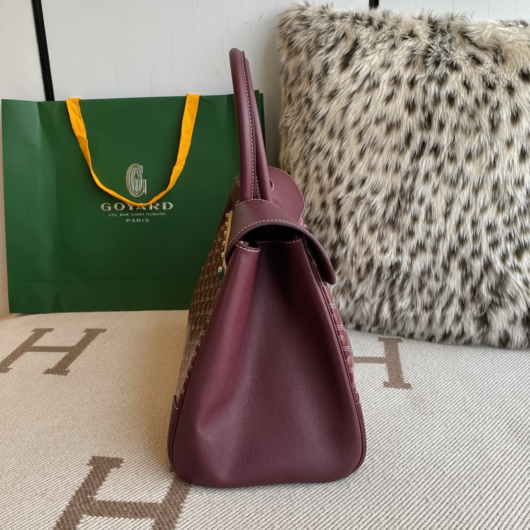 Go*ard tote bag 34*25*16cm red 2023120606