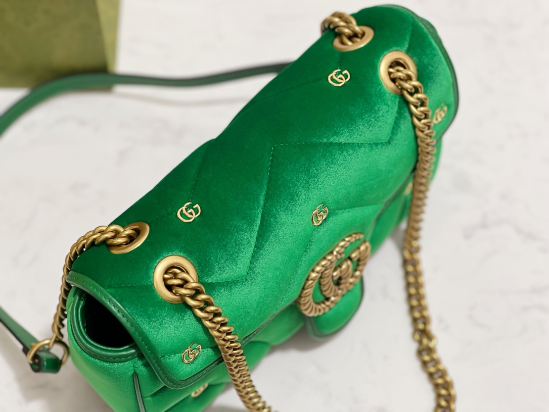 G*u*i marmont bag  26*15*7cm 2023121202