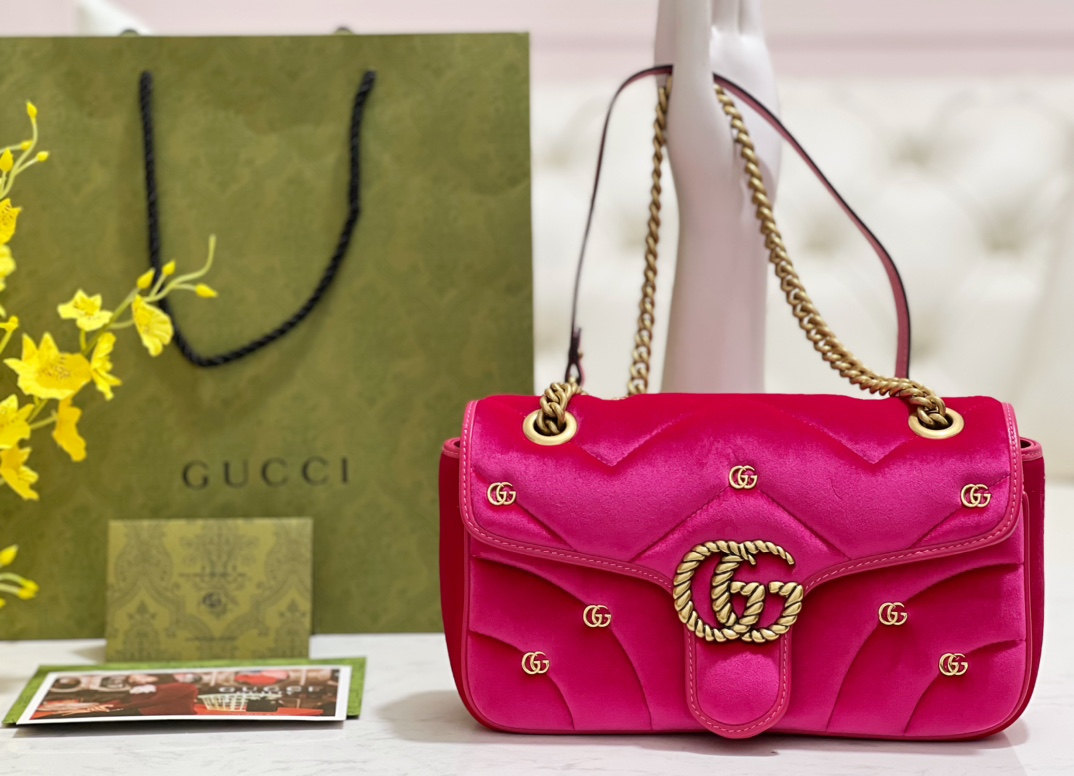 G*u*i marmont bag 26*15*7cm 2023121203