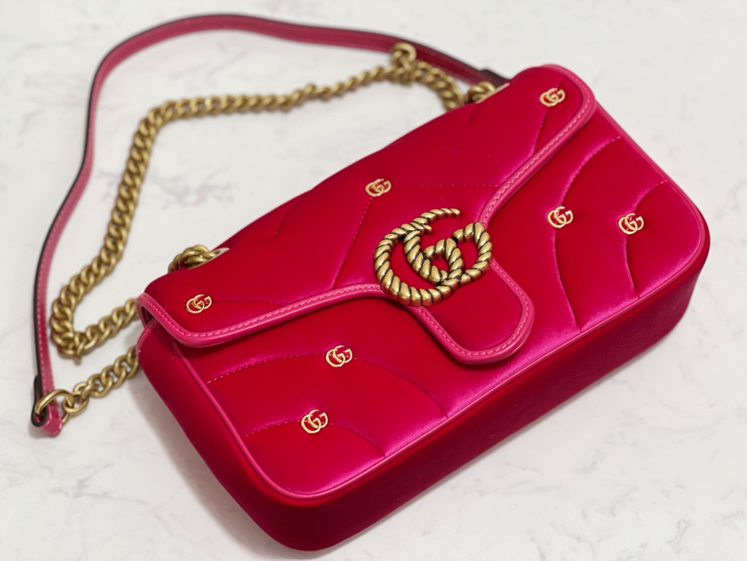 G*u*i marmont bag 26*15*7cm 2023121203