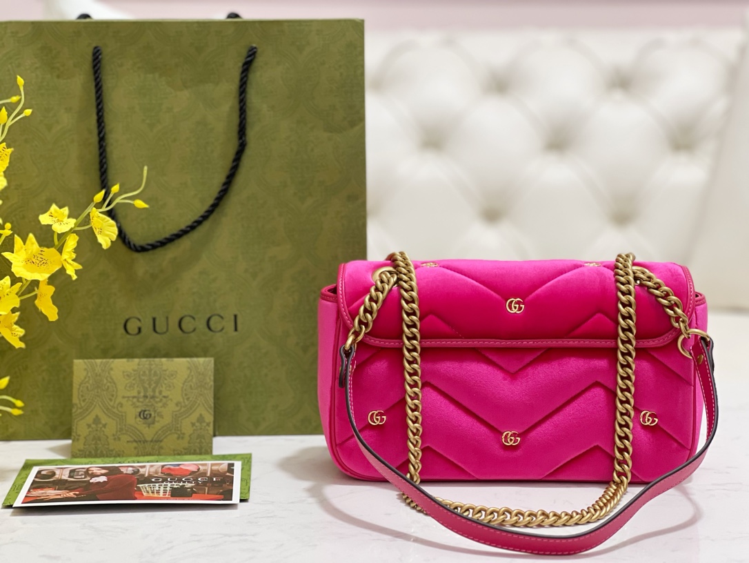 G*u*i marmont bag 26*15*7cm 2023121203