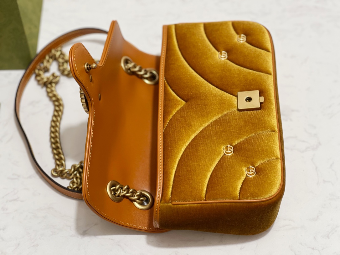 G*u*i marmont bag 26*15*7cm 2023121204