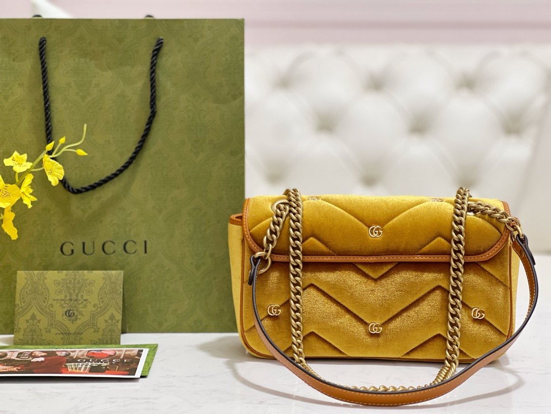 G*u*i marmont bag 26*15*7cm 2023121204