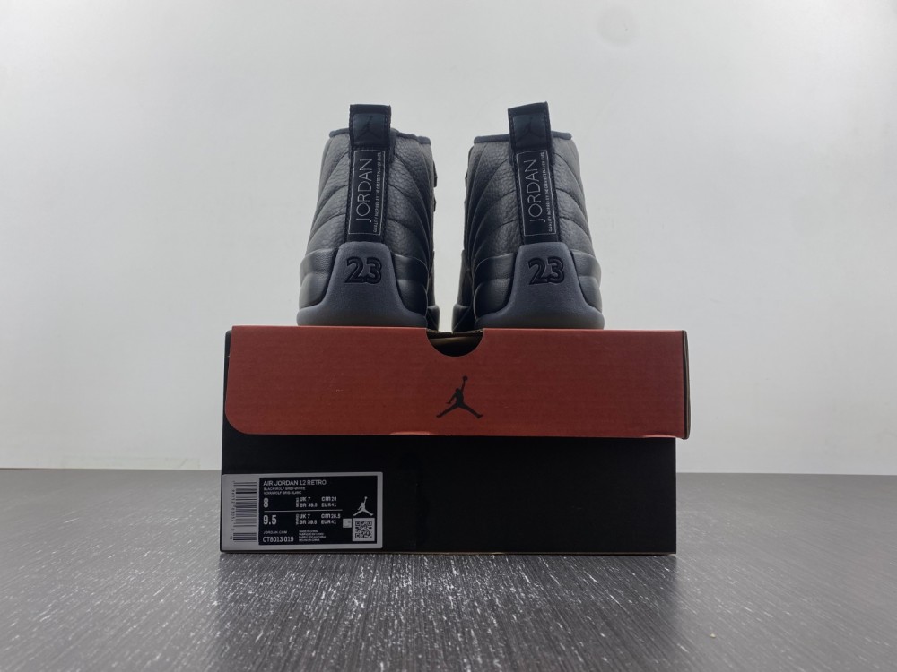 Air Jordan 12 Black Wolf Grey 20240102
