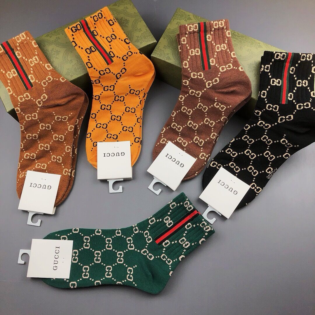 G*u*i socks 5 pairs 2024011801