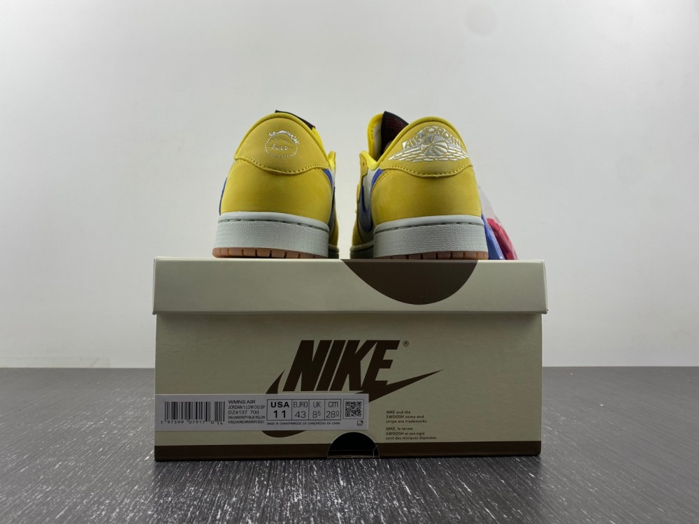 Travis Scott x Wmns Air Jordan 1 Retro Low OG SP Canary DZ4137-700