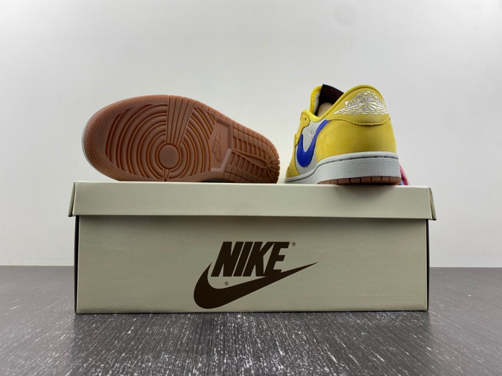 Travis Scott x Wmns Air Jordan 1 Retro Low OG SP Canary DZ4137-700