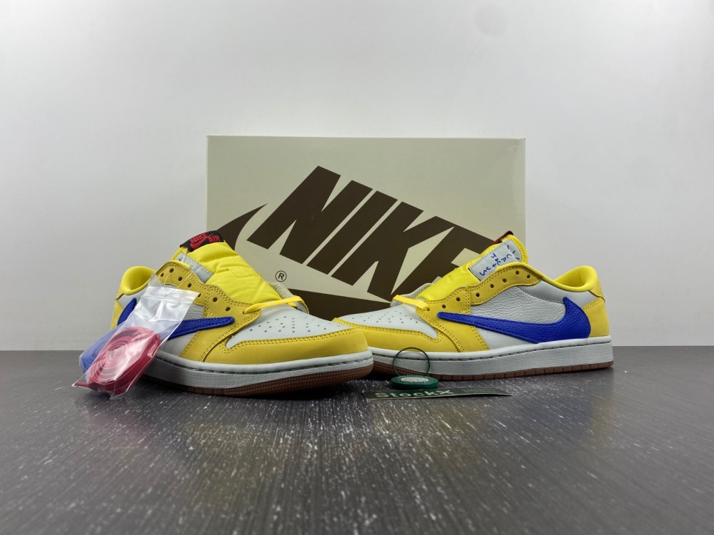 Travis Scott x Wmns Air Jordan 1 Retro Low OG SP Canary DZ4137-700