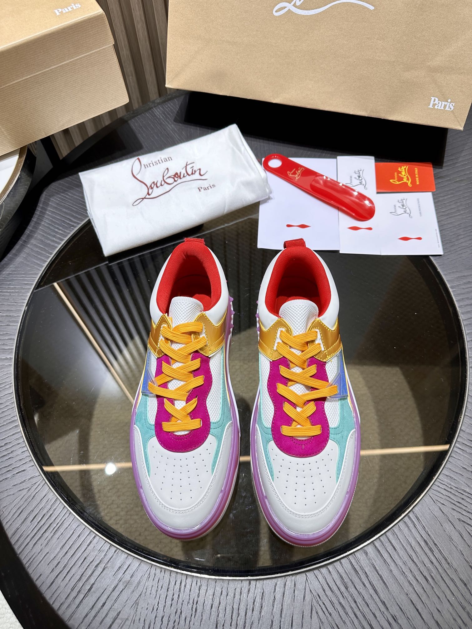 Ch**an louboutin cl sneaker 2024012401