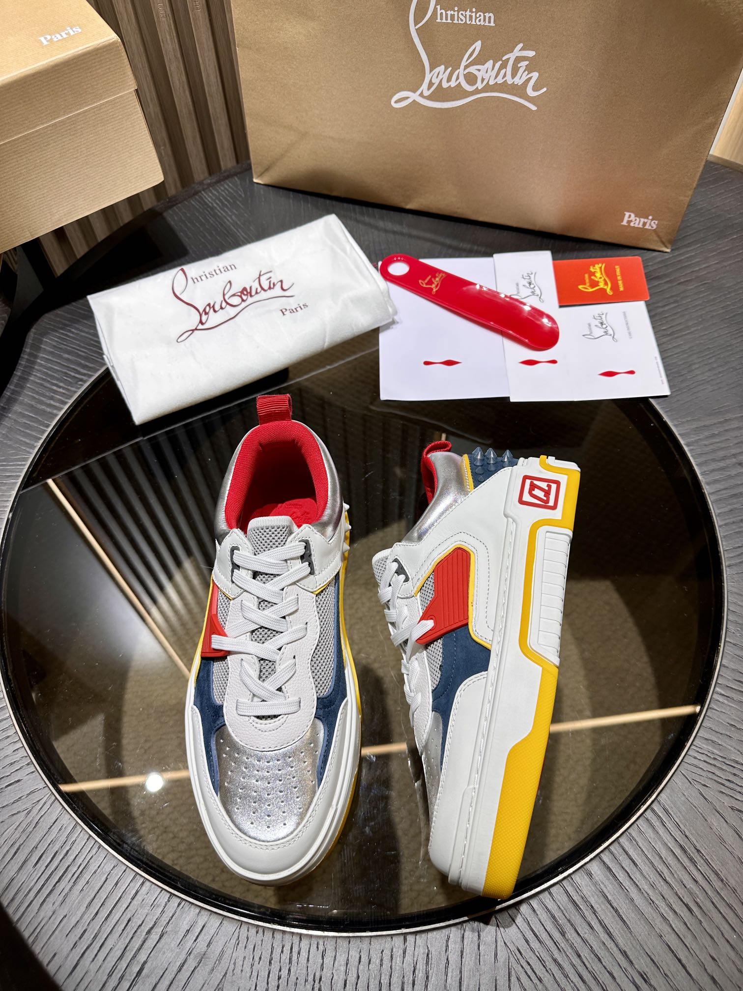 Ch**an louboutin cl sneaker 2024012402