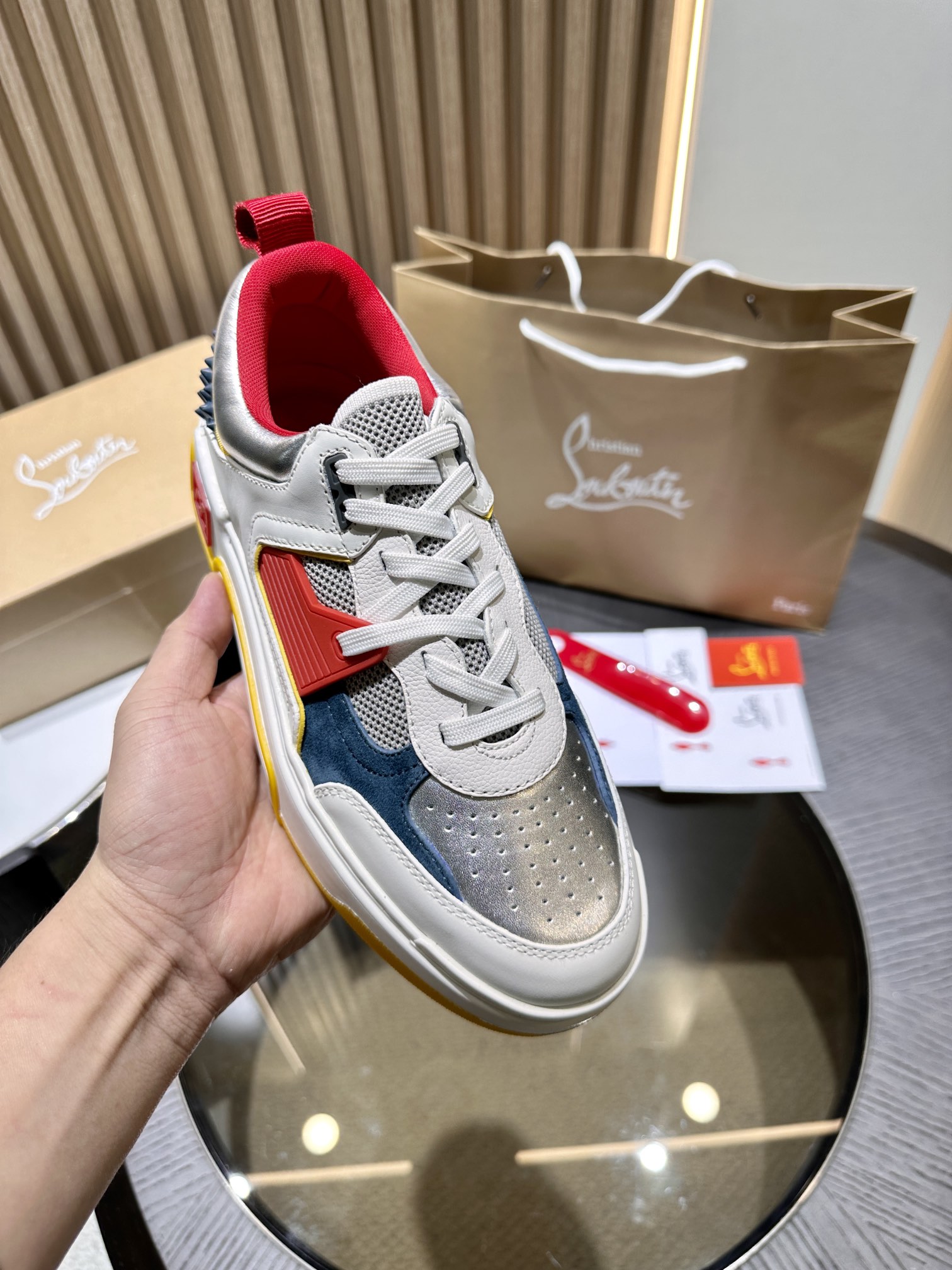 Ch**an louboutin cl sneaker 2024012402