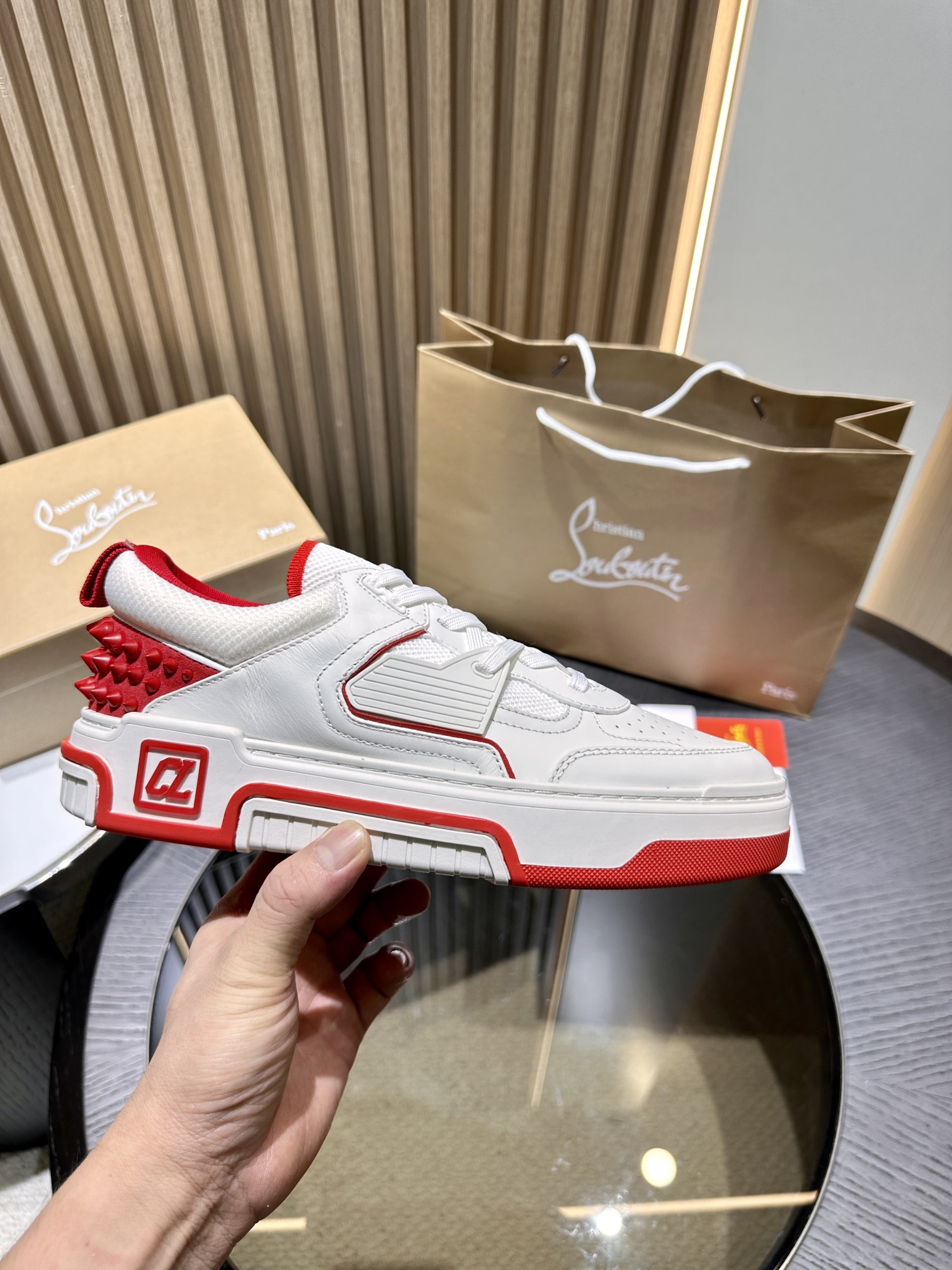 Ch**an louboutin cl sneaker 2024012403