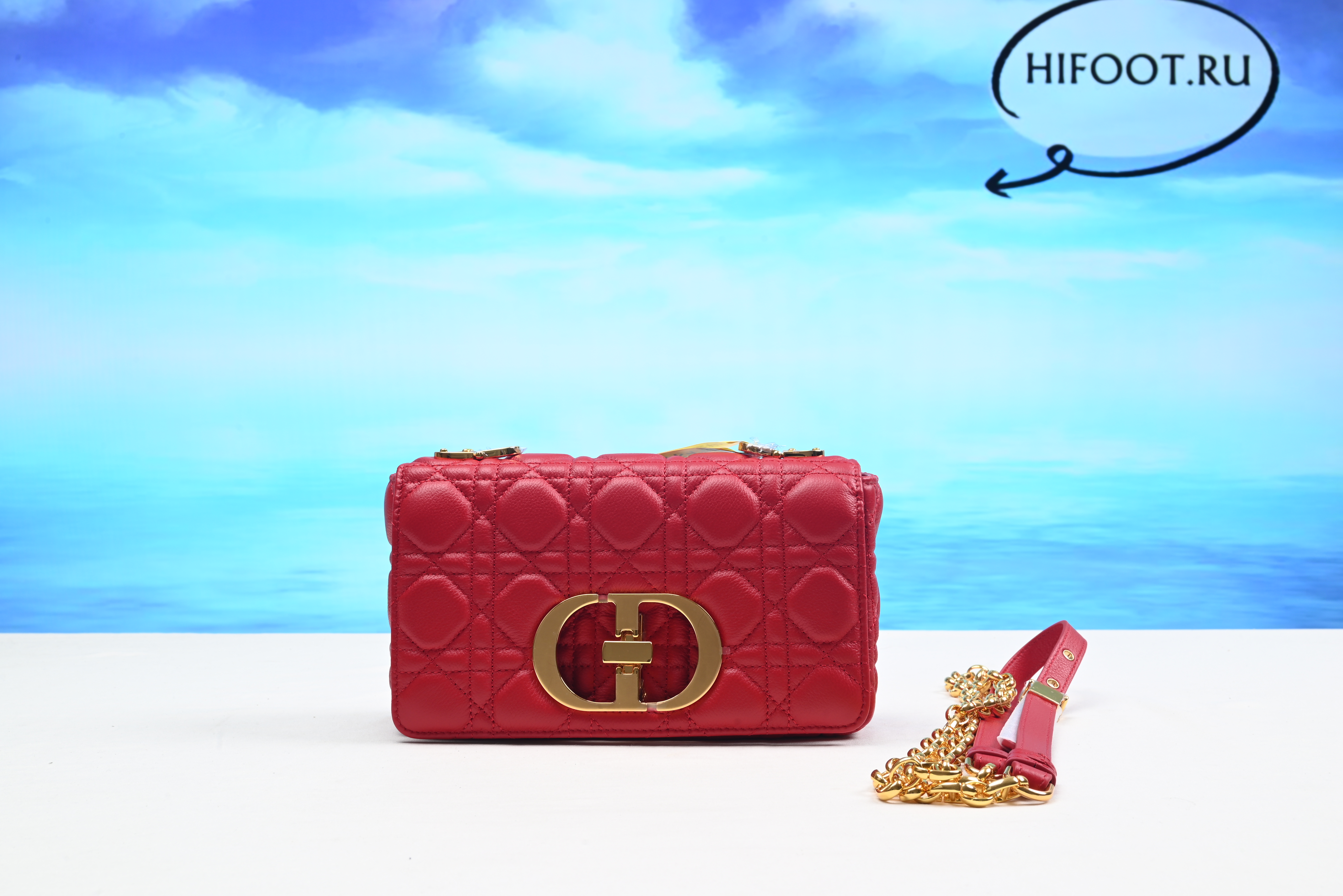 D*or caro bag red 20cm 2024030501