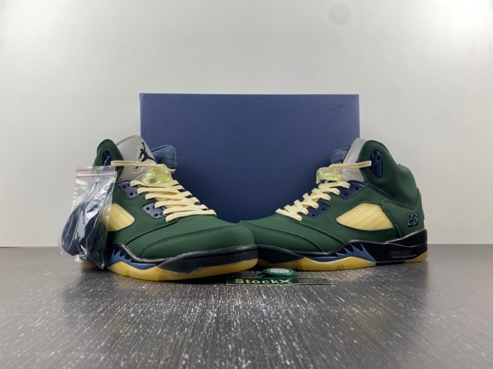 Air Jordan 5 Navy Green FZ5758-003