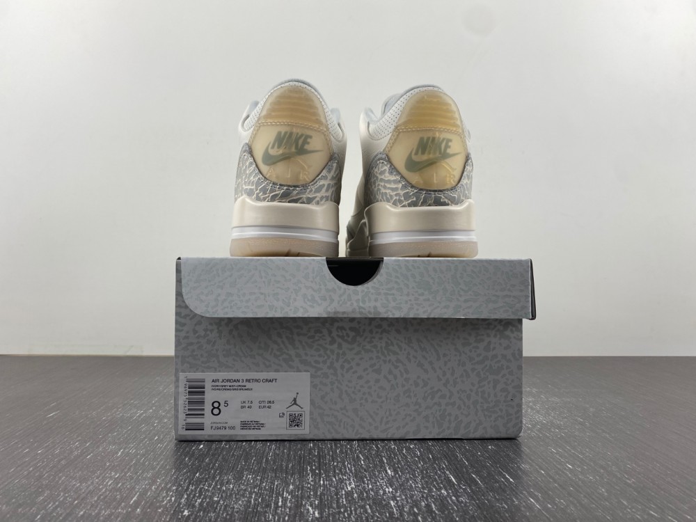Air Jordan 3 Retro Craft Ivory  FJ9479-100