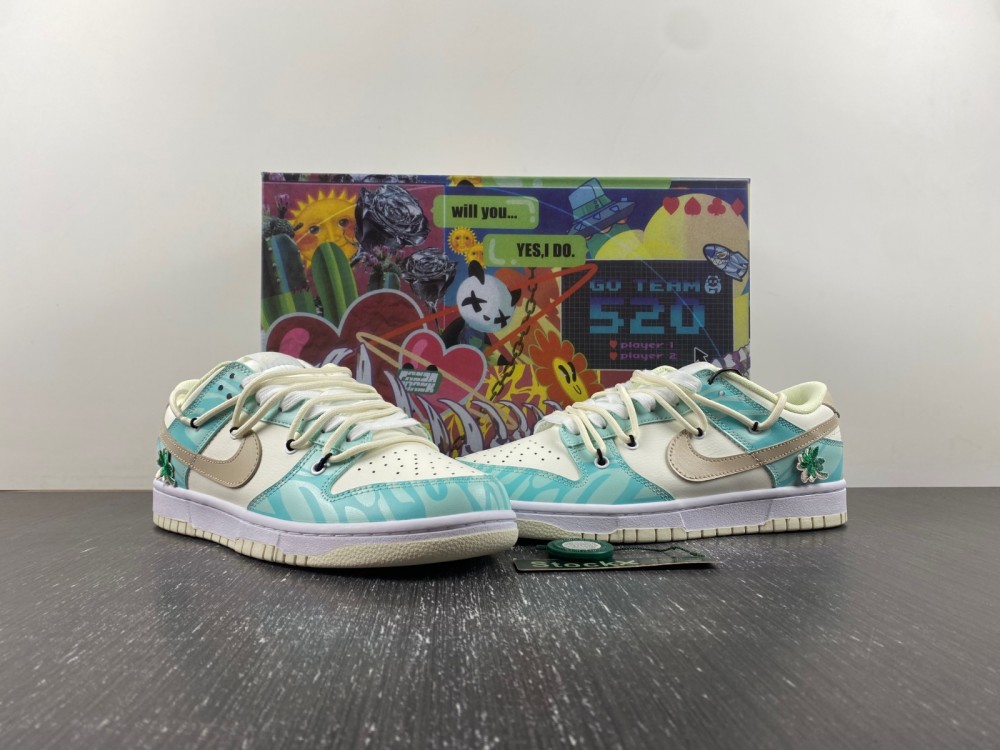 nike dunk sb T*f*ny green dj6188-100