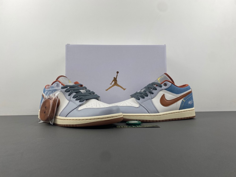 Air Jordan 1 Low Phantom Denim FZ5045-091