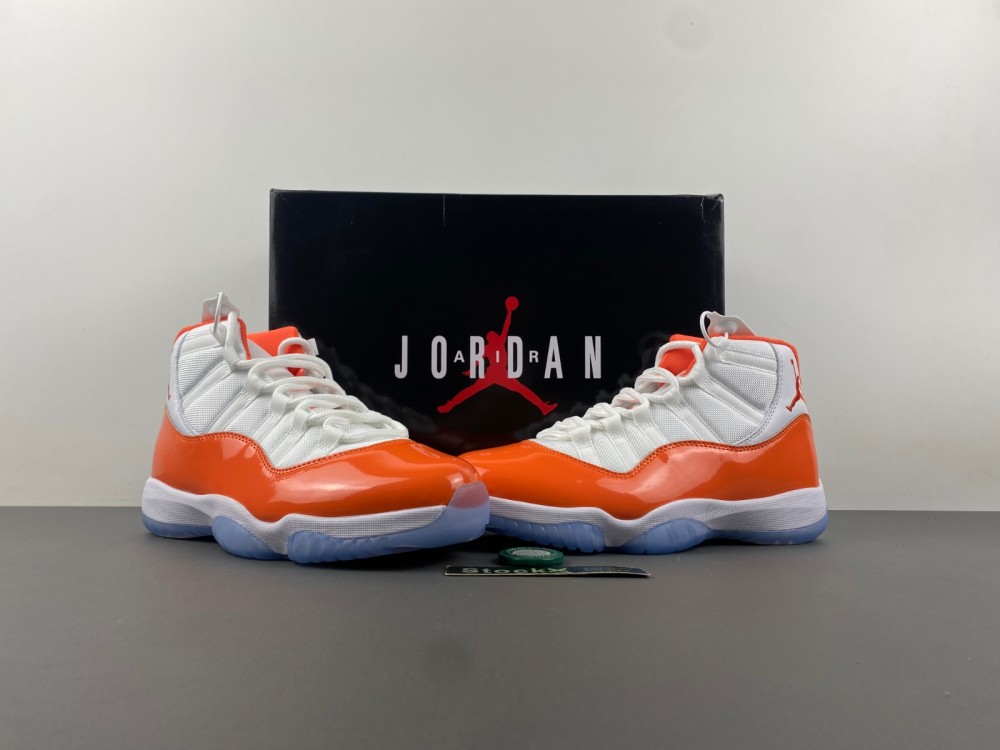 Air Jordan 11 florida Gators White Orange