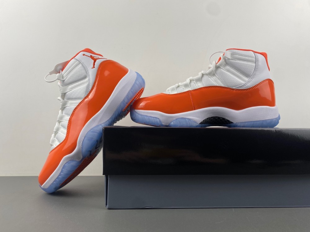 Air Jordan 11 florida Gators White Orange