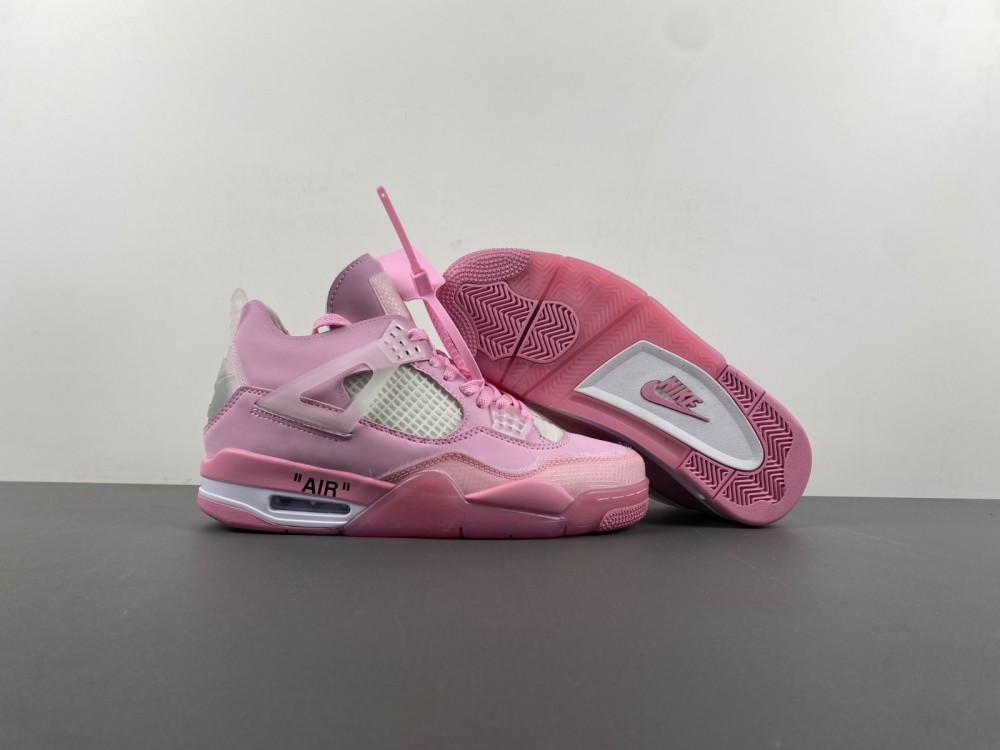 Air Jordan 4 off white pink 2024041601