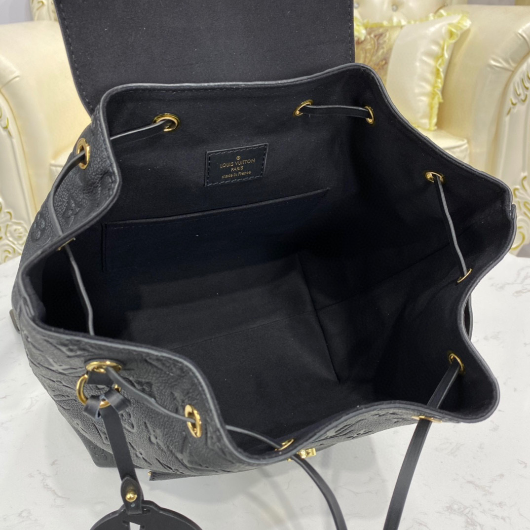 LV MONTSOURIS EMPREINTE BLACK Backpack 27.5*33*14CM 2024050401