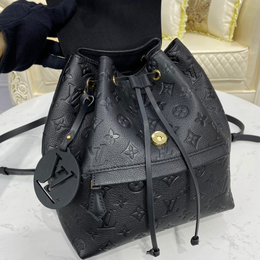 LV MONTSOURIS EMPREINTE BLACK Backpack 27.5*33*14CM 2024050401