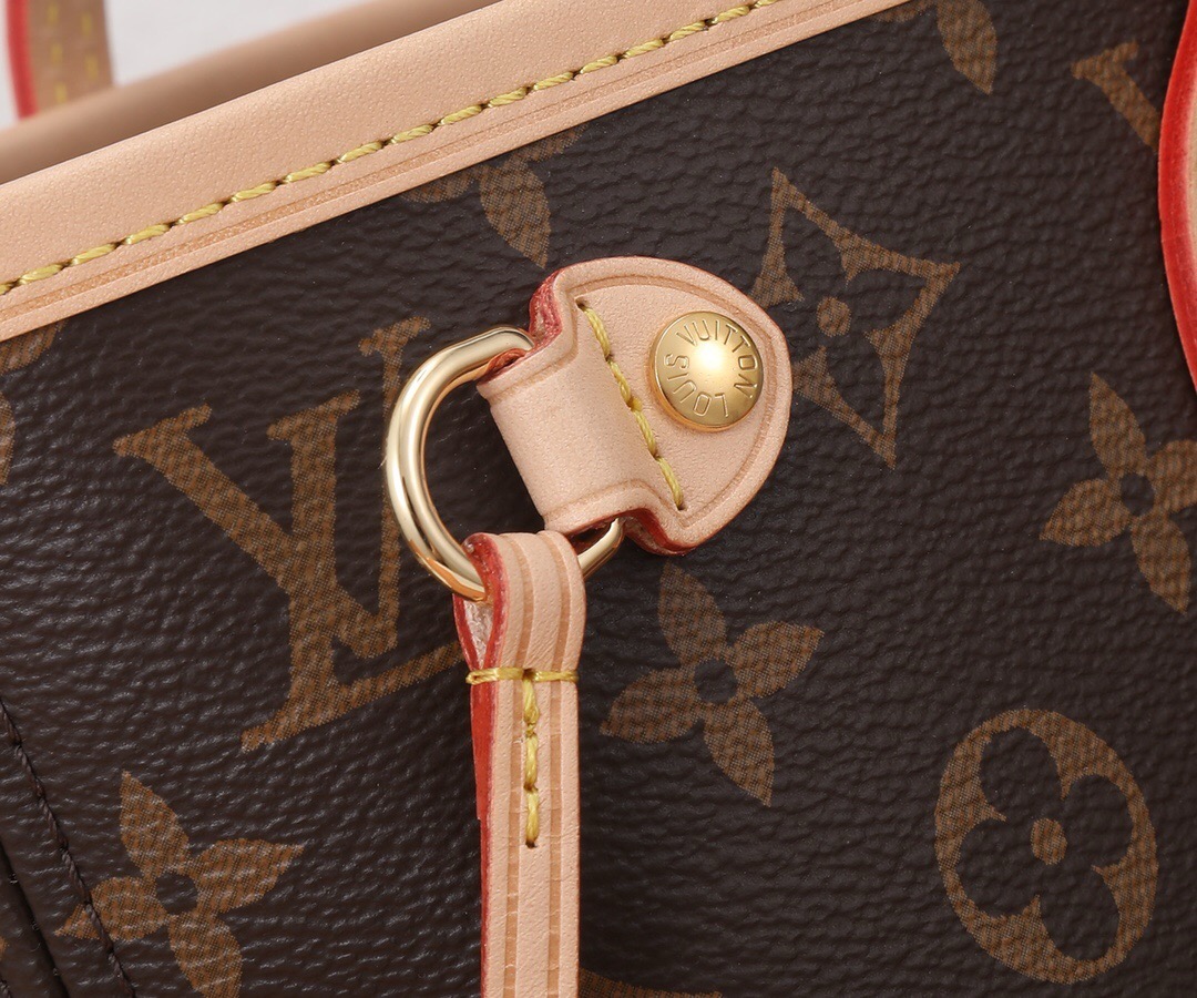 lv l**is V*t*n m41000 neverfull pm shoulder bag monogram canvas 29cm x 22cm x 13cm