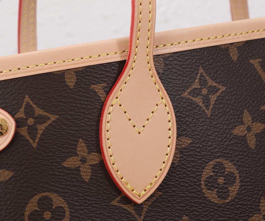 lv l**is V*t*n m41000 neverfull pm shoulder bag monogram canvas 29cm x 22cm x 13cm
