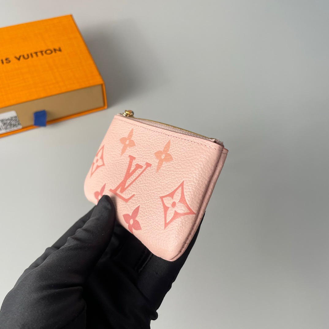 LV Empreinte Monogram Giant By The Pool Key Pouch Bouton De Rose 12*7*1.5CM