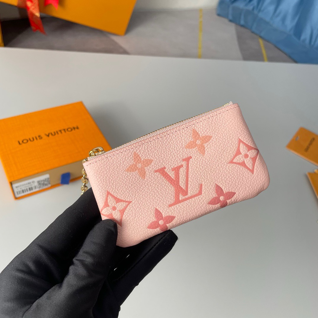 LV Empreinte Monogram Giant By The Pool Key Pouch Bouton De Rose 12*7*1.5CM