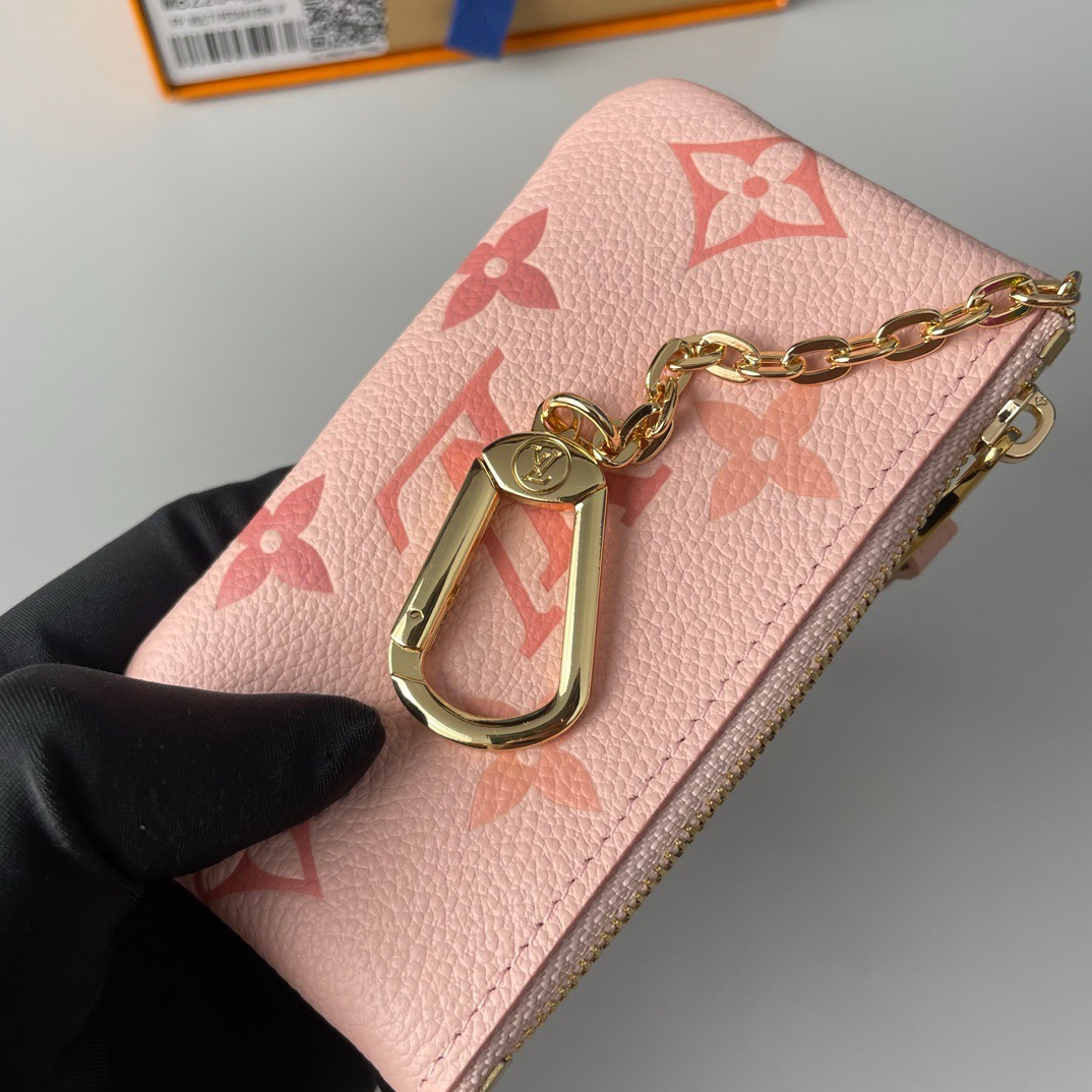 LV Empreinte Monogram Giant By The Pool Key Pouch Bouton De Rose 12*7*1.5CM