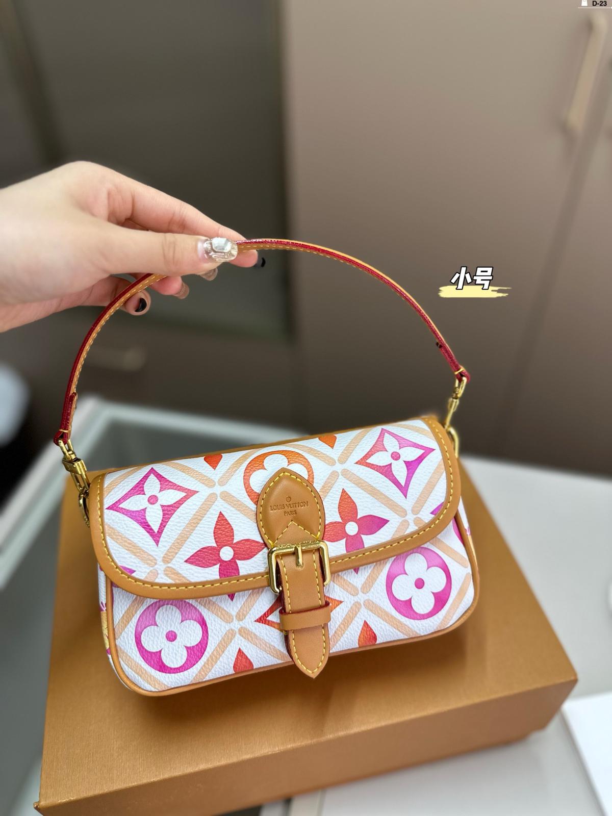 lv l**is V*t*n monogram casual style street style 2way leather party style 19cm