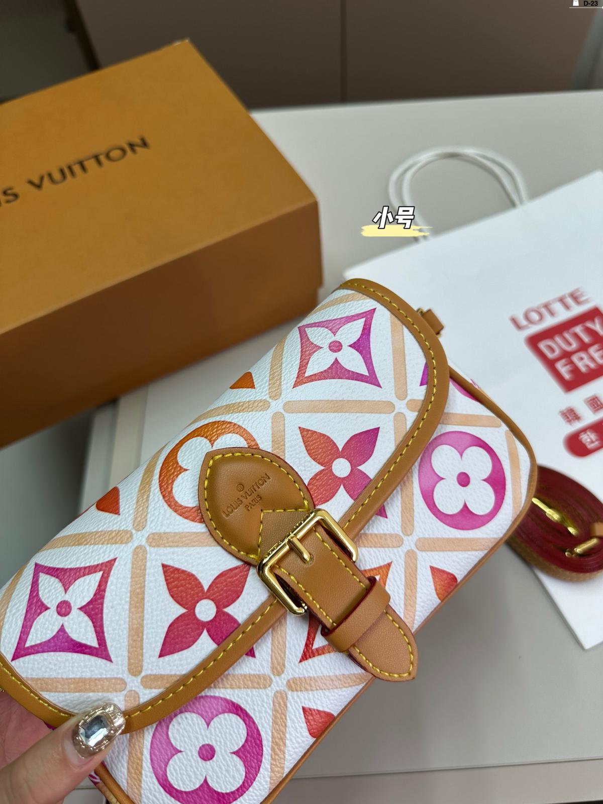 lv l**is V*t*n monogram casual style street style 2way leather party style 19cm